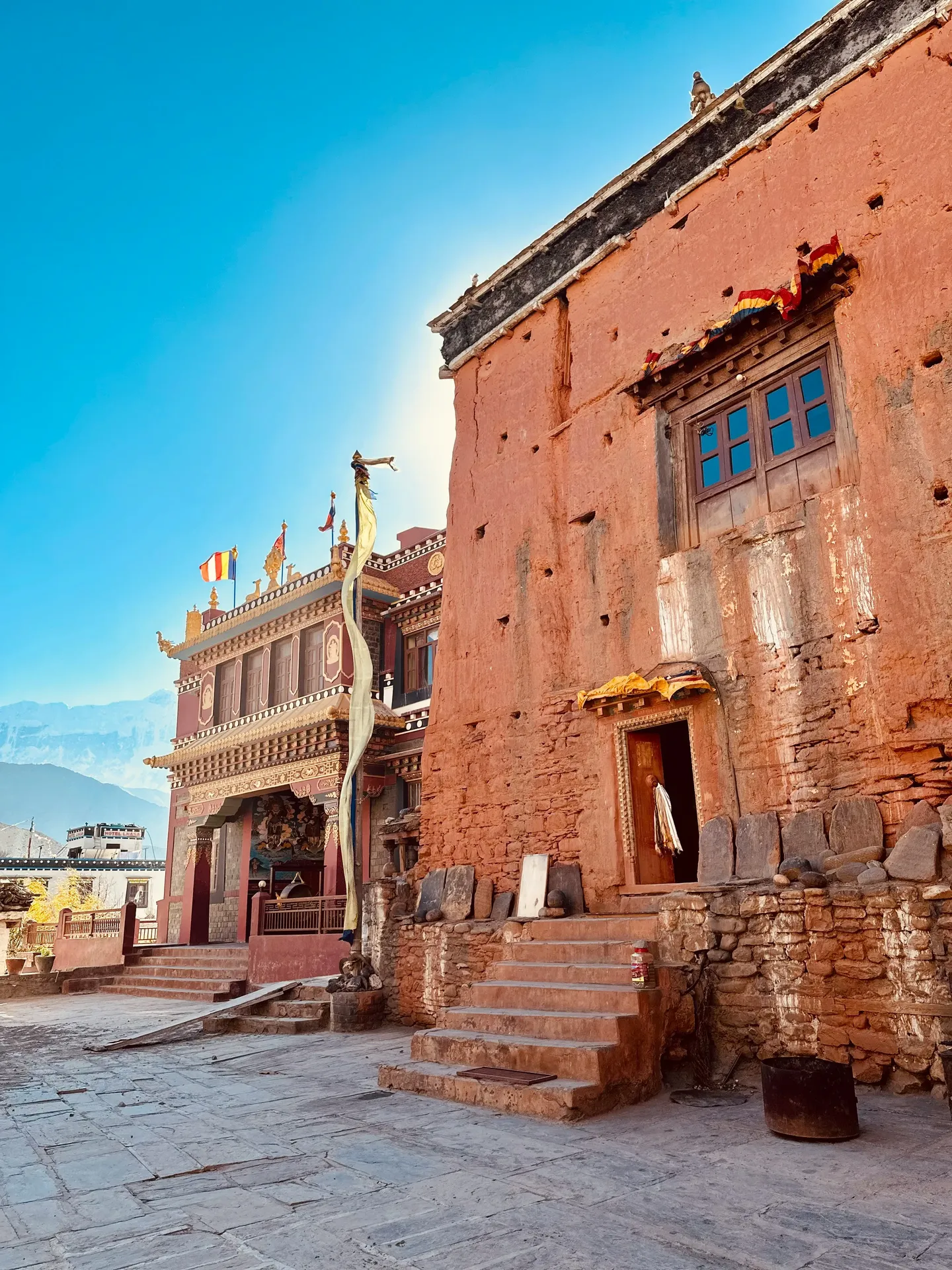Old monastery in the Mustang highlands